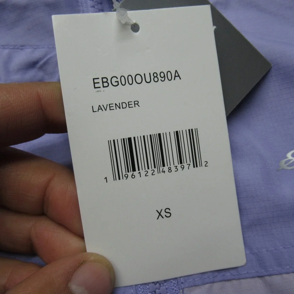 Eddie Bauer Jacket Kids XS 5/6 Purple Hooded Waterproof Removable Liner 3in1 NEW - Picture 11 of 14